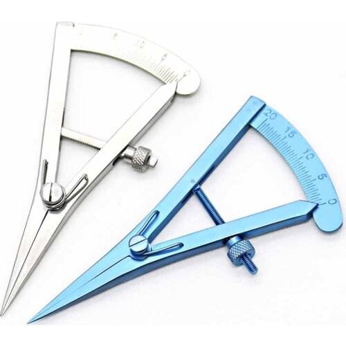 Screw adjustment styles Caliper 20mm Straight Ophthalmic Eye Instrument Tool Stainless Steel/ Titanium Alloy Eyelid Caliper