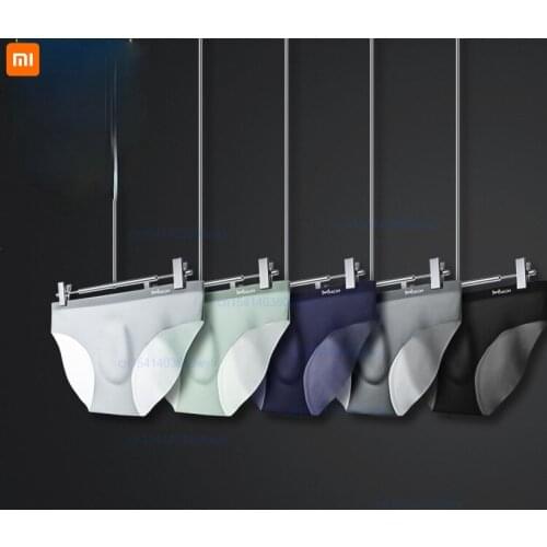 Xiaomi youpin Mens underwear ice silk seamless briefs summer breathable quick-drying shorts transparent ultra-thin sexy