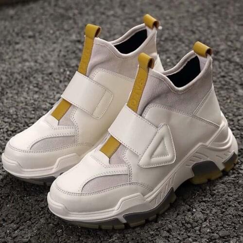 2019 The New Listing Ladies Sneakers Casual Fashion Comfortably breathable Antiskid and wear-resistant Genuine Leather