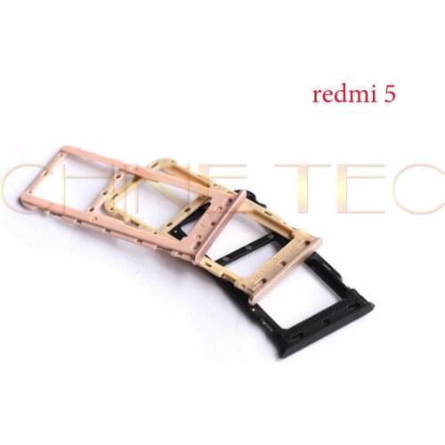 10pcs Nano SIM/ Micro SIM Card Tray Holder Micro SD Card Slot Holder Adapter for Xiaomi Redmi 5