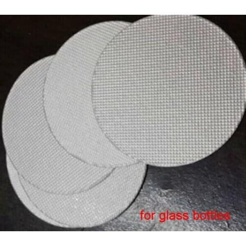 1000pcs 51mm/52mm/53mm/54mm/55mm Aluminum Foil Seal for Plastic Bottle, Induction Alumunim Foil Pads for PET/PE/PP/HDPE/GAKSET