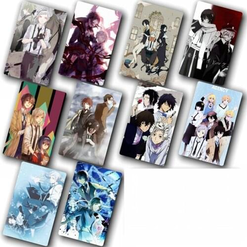 200PCS/LOT Anime Bungo Stray Dogs Card Sticker Pack DIY Waterproof Card Classic Kids Stickers toys gift