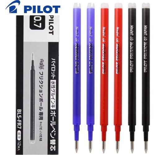 5/7/9/20 Pcs/Lot Japan PILOT BLS-FR7 Erasable Pen Refill Friction 0.7mm Bullet Head