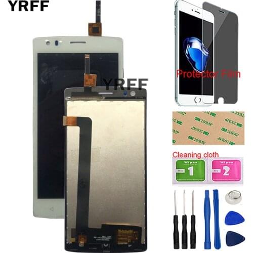 5'' LCD Display For FLY FS502 Cirrus 1 FS 502 LCD Display Touch Screen Glass Assembly Repair Parts Tools Protector Film FS502