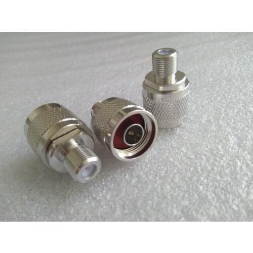 5pcs N head RF coaxial connectors N to F high-frequency switch F head Satellite phone signal antenna connector