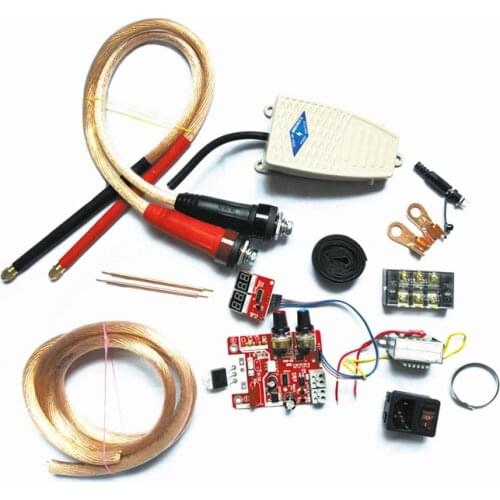 40A /100A Spot welding machine DIY assembly set Spot welding Controller Board Timing Current Time Current Digital Display