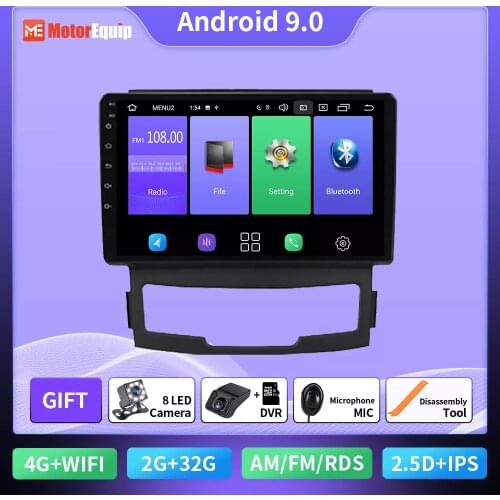 For SsangYong Korando 3 Actyon 2 2010-2013 Autoradio Android Car Radio Stereo Multimedia Player Navigation GPS Bluetooth No 2din