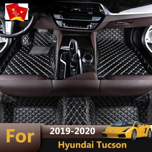 For Hyundai Tucson 2019 2020 Car Floor Mats Carpets Auto Interior Accessories Styling Decorative Parts Custom Covers