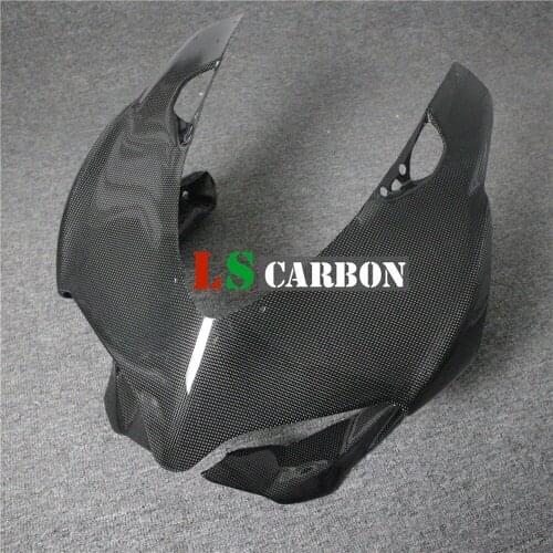 For Ducati Panigale 899 1199 Full Carbon Fiber Motorcycle Accessories Upper Front Nose Headlight Cover Fairing