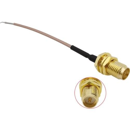 RP SMA Female Adapter RG316 PCB Solder Pigtail Cable Cord Low Loss For WIFI Wireless Router GPS GPRS