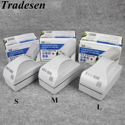 New Magnetic Aquarium Fish Tank Brushes Floating Clean Glass Window Algae Scraper Cleaner Brush Plastic Sponge Accessories Tools