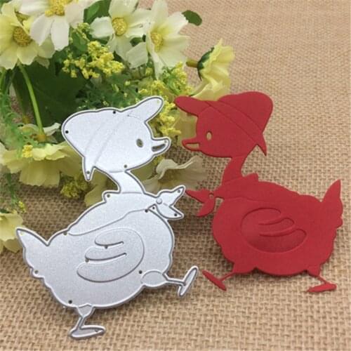 Ducks Metal Die Cutting Dies Stencil Scrapbooking Photo Album Card Paper Embossing Craft DIY Dies Cut