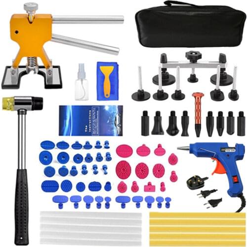 Auto Paintless Dent Repair Kits Car Dent Puller with Bridge Dent Puller Car Body Dent Removal Tool Kit for Automobile Body