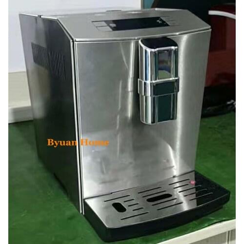 Stainless steel One touch Fully automatic LCD espresso coffee machine Home& commercial & coffee grinder cappuccino/latte maker