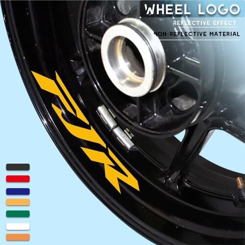 New Motorcycle tire sticker reflective belt bike decal decoration cool waterproof logo for YAMAHA FJR fjr