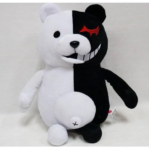 2020 New Dangan Ronpa Super Danganronpa 2 Monokuma Black White Bear Plush Toy Soft Stuffed Animal Doll Plush Doll