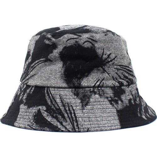 Bucket Hat Women Wide Brim Summer Sun Protection Beach Autumn Jeans Fabric Durable Holiday Outdoor Accessory For Teenagers
