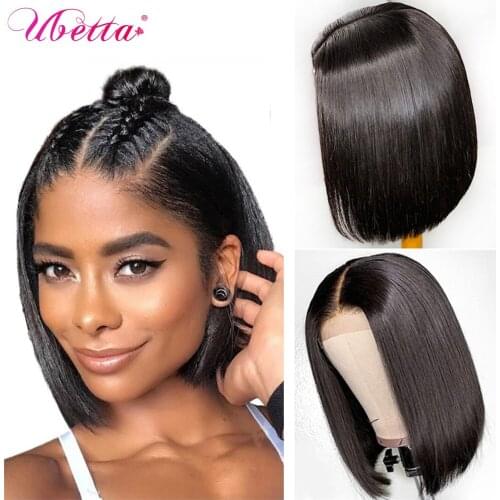Bob Lace Closure Wigs Straight Human Hair Wigs For Women Brazilian Hair Wigs Pre-plucked 4x4 Lace Closure Wig Natural Hairline