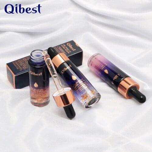 QIBEST 3 Colors Pre-makeup Hydra Serum Deep Moisturizing Before Makeup Essence Brighten Skin Colour Primer Makeup