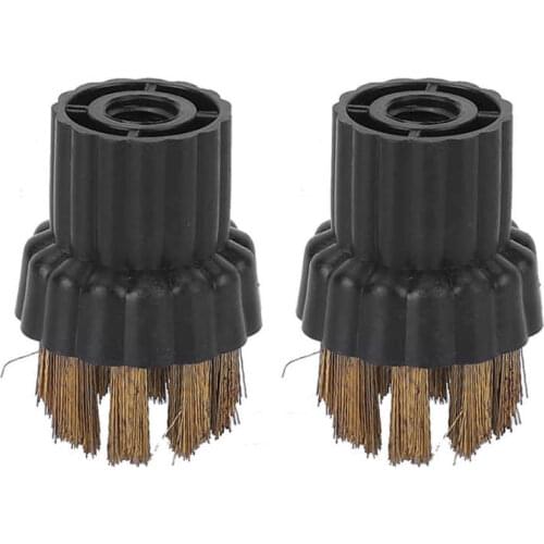 2Pcs Steam Cleaner Brass Brush Head Replacement Parts Accessories Fit for Steam Mop X5