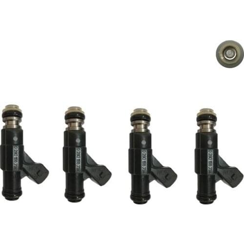 4pcs Fuel Injector Nozzle 0280155734 with 4 Holes Fit for 1997-1998 Ford Explorer Mercury Mountaineer 4.0L V6 97JF-BA 97JFBA