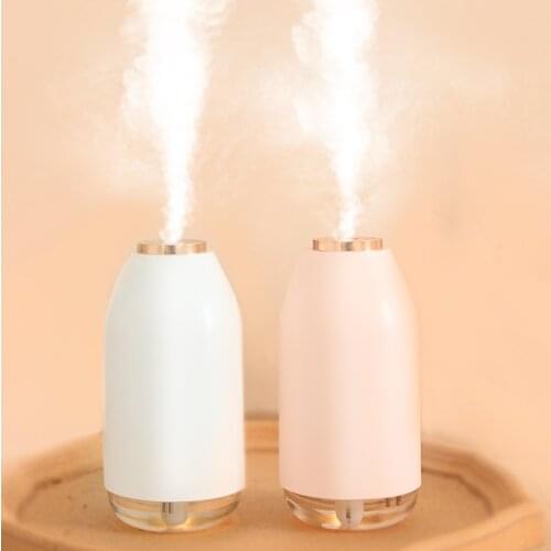 270ML Milk Bottle Ultrasonic Mini Usb Air Humidifier For Home Hydrating Humidifier Diffuser Led Lamp Fogger Face Mist Maker