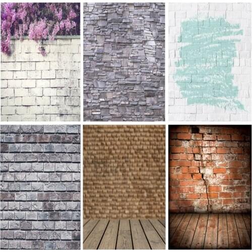 Vinyl Custom Photography Backdrops Vintage Brick Wall Theme Photo Background Studio Props 201225RY-05