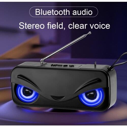 Y20 Creative Cute Speaker Bluetooth 5.0 Multi-function Mini Wireless Sound Box Outdoor Portable Card Bluetooth Small Speaker