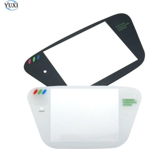 YuXi Black/White Plastic Glass Protective Screen Lens Replacement for Sega Game Gear GG Lens Protector Cover