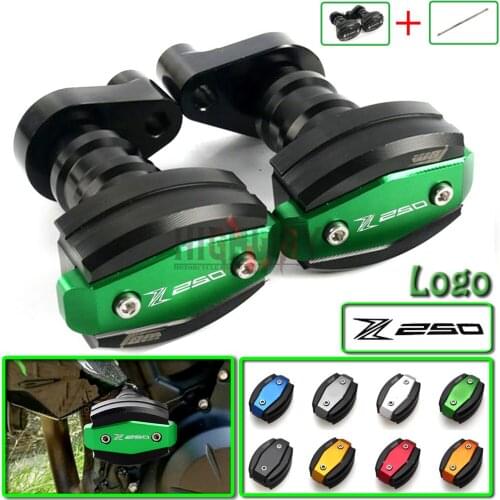 Motorcycle Crash Pad Protector CNC Engine Cover Frame Sliders Falling Protection For KAWASAKI Z250SL Z 250 SL 2013-2016