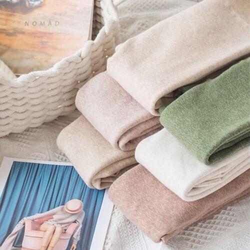 Winter Sexy Peach buttocks Tights Warm Fleece Women Pantyhose Full Foot Footless Thick Cotton High Waisted Tights for Girls