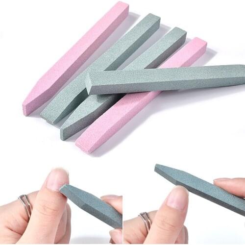 1pcs Quartz Stone Nail Files 2020 Hot Sale Sanding Buffer Block Professional Nail Art Grinding Cuticle Remover Manicure Tools