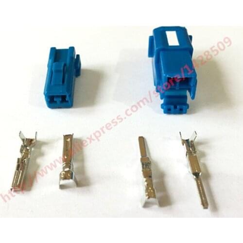 20 Set 2 Pin Female Male Audio Socket Tweeter Plug Auto Automotive Instrument Station Connector 174463-1 For Mazda CX5