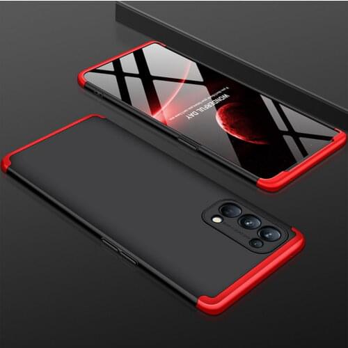 3-in-1 full Protective Case For Reno 5 Pro 4 Lite Case Reno 4 Z 5G 4 Pro 4G Full Back Cover For OPPO A72 A52 A53 Find X2 Neo