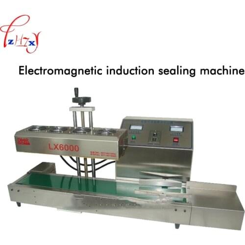 Automatic electromagnetic induction sealing machine LX6000 stainless steel electromagnetic induction sealing machine 220V 2.4KW