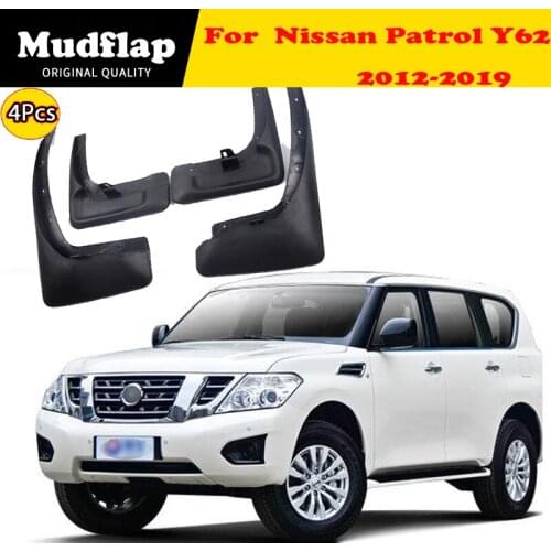 4PCS Mud Flaps Mudguard For Nissan Armada Patrol Royale Y62 Accessories 2010 2012 2013 2014 2015 2016 20172019 Model