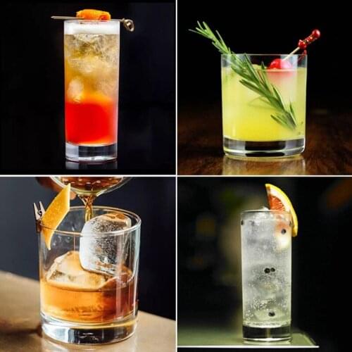 Colin Cup Long Drink Cup Cocktail Cup Juice Cup Whiskey Cup Water Cup Cocktail Cup Hyper Wave Straight Cup