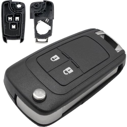 2 Button Car Key Fob Case Shell Replacement Flip Folding Remote Cover Fit for Opel Vauxhall Astra Insignia Vectra Corsa Zafira