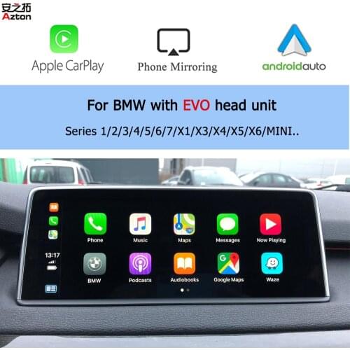 EVO CarPlay Wireless Module Android Auto Phone Miracast For BMW X3 X5 X6 1 2 3 4 5 6 7 series 2017-2018 Apple Car Play Retrofit