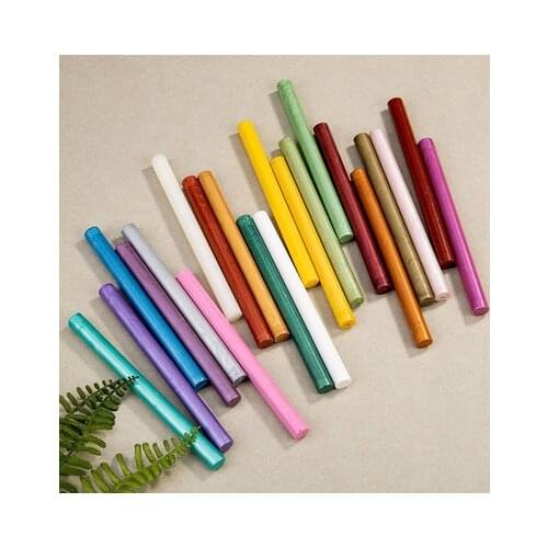 Sealing Wax Stick10 Pcs DIY Stamp Wax Sticks for Melting Glue Gun Sticks Wedding Party Invitation Sealing Gift Decoration