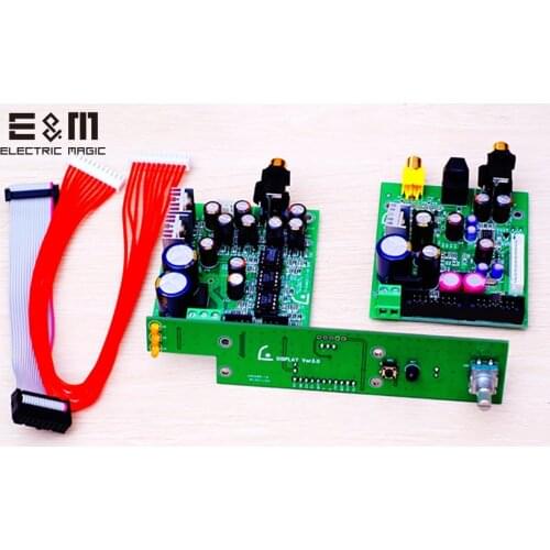 32K-192K PCM DAC Finished Board DSP LPF Two Stage Filtering Plug And Play HDAM Buffered Output Support Remote Control Function