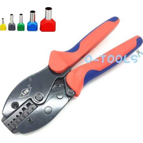 Twin cord end terminal crimp tool cable double ferrules crimping tool LY-26TW crimper 2*0.5-6mm2