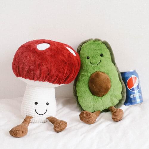New Girl Simulated Little Mushroom Doll Lovely Vegetable Plush Toy Childrens Pillow Birthday Gift