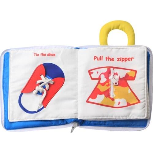 0-36 Months Baby Soft Cloth Book Toy Funny Puzzle Infant Early Education Toy Game Book Cognitive Common Sense Newborn Bed Toys