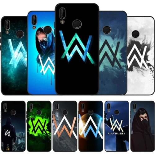Alan Walker DJ Faded black soft Phone Case for huawei P40 P30 P20 P10 Pro lite P9 Lite nova 4E 6SE Psmart 2019 Y6 9 Prime