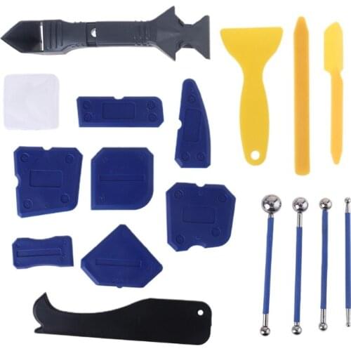 22 Pcs Caulking Tool Kit Caulk Sealant Finishing Tool Silicone Caulk Removal Tool for Bathroom Kitchen