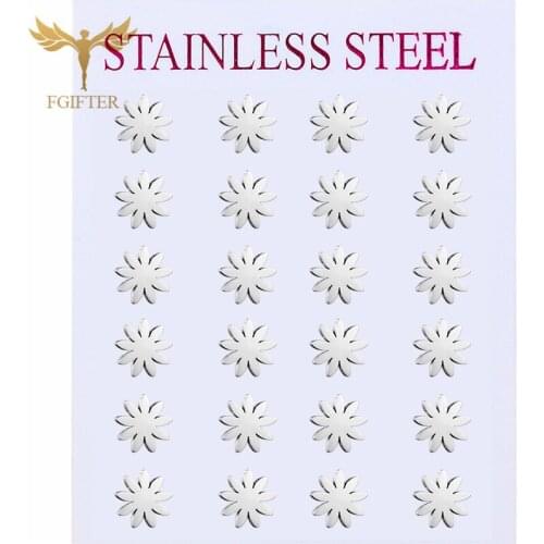 2021 New Womens Sunflower Stud Earrings Stainless Steel Accessories Korea Fresh Girl Stud Earrings Simple Ear Jewelry