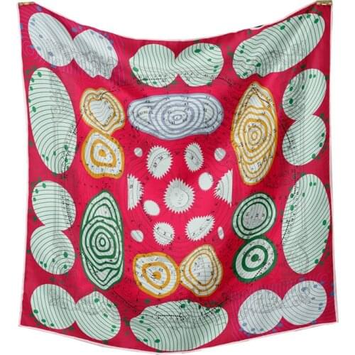 New Fashion Womens Neck protection Neckline 53*53cm Small Square Scarf Daily Casual Decorate Bag Scarves Gifts for Ladies