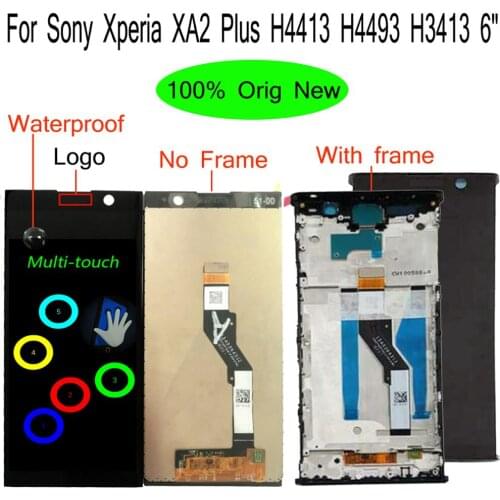 Shyueda NEW 6" For Sony Xperia XA2 Plus H4413 H4493 H3413 LCD Display Touch Screen