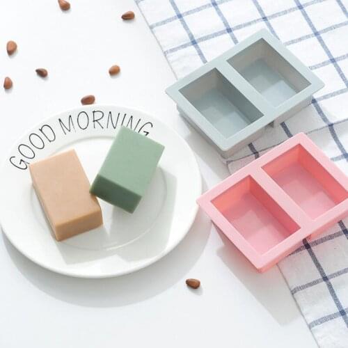 Silicon soap molds baking mould resin rectangle ice cake pudding pastry DIY bakery craft toast baking tools